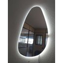 Ver imagem 6 de Espelho orgânico decorativo iluminado com led frio 45x80cm