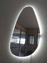 Ver imagem 6 de Espelho orgânico decorativo iluminado com led frio 45x80cm