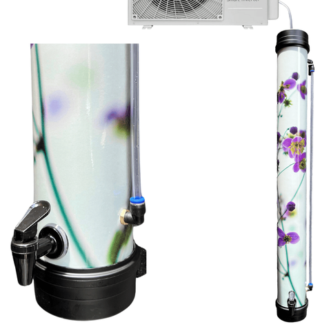 Dreno Ecológico para Ar Condicionado Drenoeco - 8l Cor Flores Lilás - 97cm.