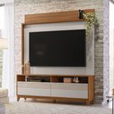 Ver imagem 2 de Estante Home Theater para Tv até 70 Polegadas 1,60m Granada Madeirado / Off White Notável