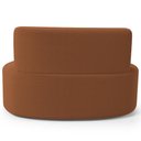 Ver imagem 7 de Sofá 2 Lugares Orgânico para Sala de Estar Living Larissa L02 Bouclê Terracota - Lyam Decor