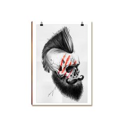 Placa de Parede Barbearia Decorativa Mdf 3mm Tam A4 Br11 - 2