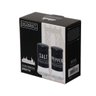 Conjunto Saleiro e Pimenteiro Vidro Preto com Nome Salt Pepper Cozinha Restaurante de Mesa - 5