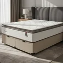 Ver imagem 1 de Cama Box Baú com Colchão de Molas Ensacadas Pillow Top Supreme Lux Queen 158cm