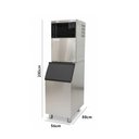 Ver imagem 4 de Máquina de Gelo 150kg Inox 220v Cubo Maciço de 23x23x28mm Sc500