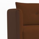 Ver imagem 7 de Kit 2 Poltronas Aviv para Sala Escritório Recepção Linho Terracota Premium Easy Clean Corino Terraco