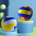 Ver imagem 3 de Bola de Vôlei Quadra Praia Voley Beach Escola Treino Profissional Peso Padrão Oficial Colorida Macia