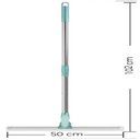 Ver imagem 4 de Rodo Silicone Magico Vassoura 2 em 1 Mop Aluminio Telescopico Limpa Vidros Retratil Esfregao Articul