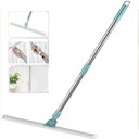 Ver imagem 1 de Rodo Silicone Magico Vassoura 2 em 1 Mop Aluminio Telescopico Limpa Vidros Retratil Esfregao Articul
