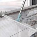 Ver imagem 5 de Rodo Silicone Magico Vassoura 2 em 1 Mop Aluminio Telescopico Limpa Vidros Retratil Esfregao Articul