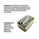 Ver imagem 4 de Kit 3 Cestos Organizadores em Bambu – Multiuso, Decorativo, Sustentável e Resistente