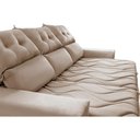 Ver imagem 4 de Conjunto de Sofá 3 e 2 Lugares Retrátil e Reclinável 2.00x1.50m Cama Inbox Smal Suede Bege