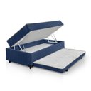 Ver imagem 5 de Cama Box Solteiro 3 em 1 New Magnifico Teen Colchões Sensor Azul/Branco