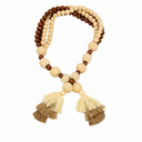 Ver imagem 1 de Colar Decorativo de Madeira 74 Cm Mk-2595:madeira