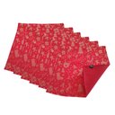 Ver imagem 1 de Jogo Americano Luxo Natalino Decoração Natal Dupla Face 6 UN