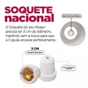 Ver imagem 4 de Cúpula de Abajur 30x20x20cm Tecido Algodão Soquete Nacional Ref 91