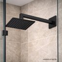 Ver imagem 2 de Ducha Parede Cubit 1/4 de Volta 27311 Meber - Preto