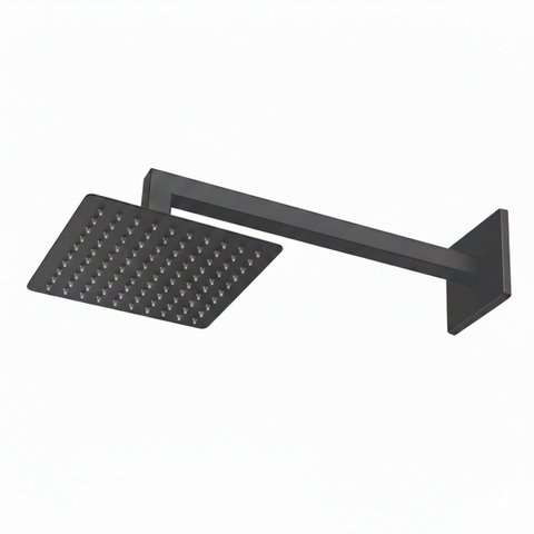 Ducha Parede Cubit 1/4 de Volta 27311 Meber - Preto