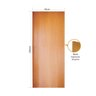Folha de Porta 250x70cm Piso Teto Tauari Mapaf - 2