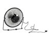 Mini Ventilador Mesa USB Notebook Potente Ultra Silencioso Pequeno Portátil Circulação Ar - Preto - 5