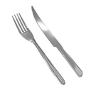 Ver imagem 1 de Jogo de Talheres 24 Peças Garfo Faca Colher Inox