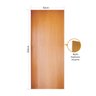 Folha de Porta 250x92cm Piso Teto Tauari Mapaf - 2