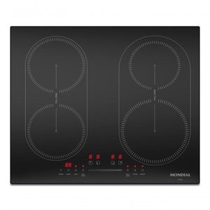 Cooktop por Indução 4 Bocas Mondial Preto 7000w Cti-03 220v