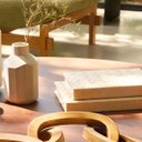 Ver imagem 6 de Livro Caixa Decorativo em Pu Bege/nude