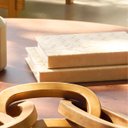 Ver imagem 5 de Livro Caixa Decorativo em Pu Bege/nude
