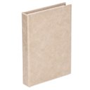Ver imagem 1 de Livro Caixa Decorativo em Pu Bege/nude