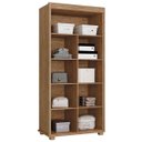 Ver imagem 2 de Armário Multiuso 5 Prateleiras 2 Pts c/ Chave 100% MDF Apollo Legno