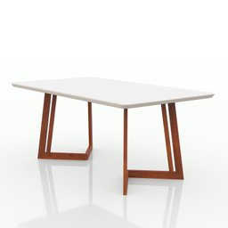 Conjunto Sala De Jantar 6 Lugares Com Mesa E Cadeira Em Veludo 160X90Cm A104  - 7
