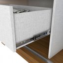 Ver imagem 3 de Guarda Roupa Grande Casal 2 Portas de Correr com Espelho Pompeia