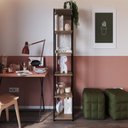 Ver imagem 4 de Módulo para Closet com Prateleira 183x45x40cm Marrom/Preto/Montana