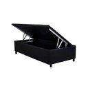 Ver imagem 1 de Cama Box Baú Solteiro Universal Courano Black (88x188x35) - Costa Rica