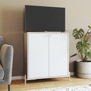 Ver imagem 4 de Rack 2 portas 2 prateleiras tv até 24" BR 116 Linha Pin - BRV Móveis