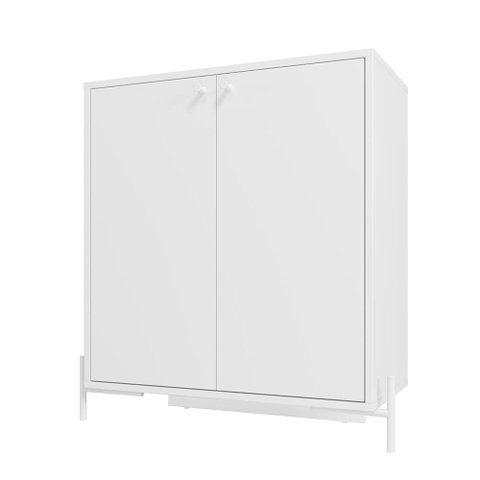 Rack 2 portas 2 prateleiras tv até 24" BR 116 Linha Pin - BRV Móveis
