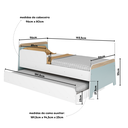 Ver imagem 6 de Bicama Infantil Com Protecao Lateral Lorenza 