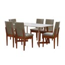 Ver imagem 2 de Conjunto Sala de Jantar 6 Lugares 160x90cm A102