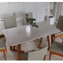 Ver mais imagens de Conjunto Sala de Jantar 6 Lugares 160x90cm A102 Marrom/Caramelo/Avela