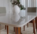 Ver imagem 6 de Conjunto Sala de Jantar 6 Lugares 160x90cm A102 Marrom/Caramelo/Avela
