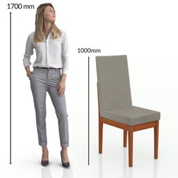 Conjunto Sala de Jantar 6 Lugares 160x90cm A102  - 6