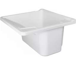 Tanque Plástico Parede 26l Forte Branco com Válvula - 2