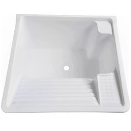 Tanque Plástico Parede 26l Forte Branco com Válvula - 1