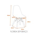 Ver imagem 3 de Kit 2 Cadeiras Eames Polipropileno Base Madeira Eiffel Espresso Móveis