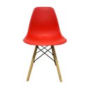 Ver imagem 7 de Kit 2 Cadeiras Eames Polipropileno Base Madeira Eiffel Espresso Móveis