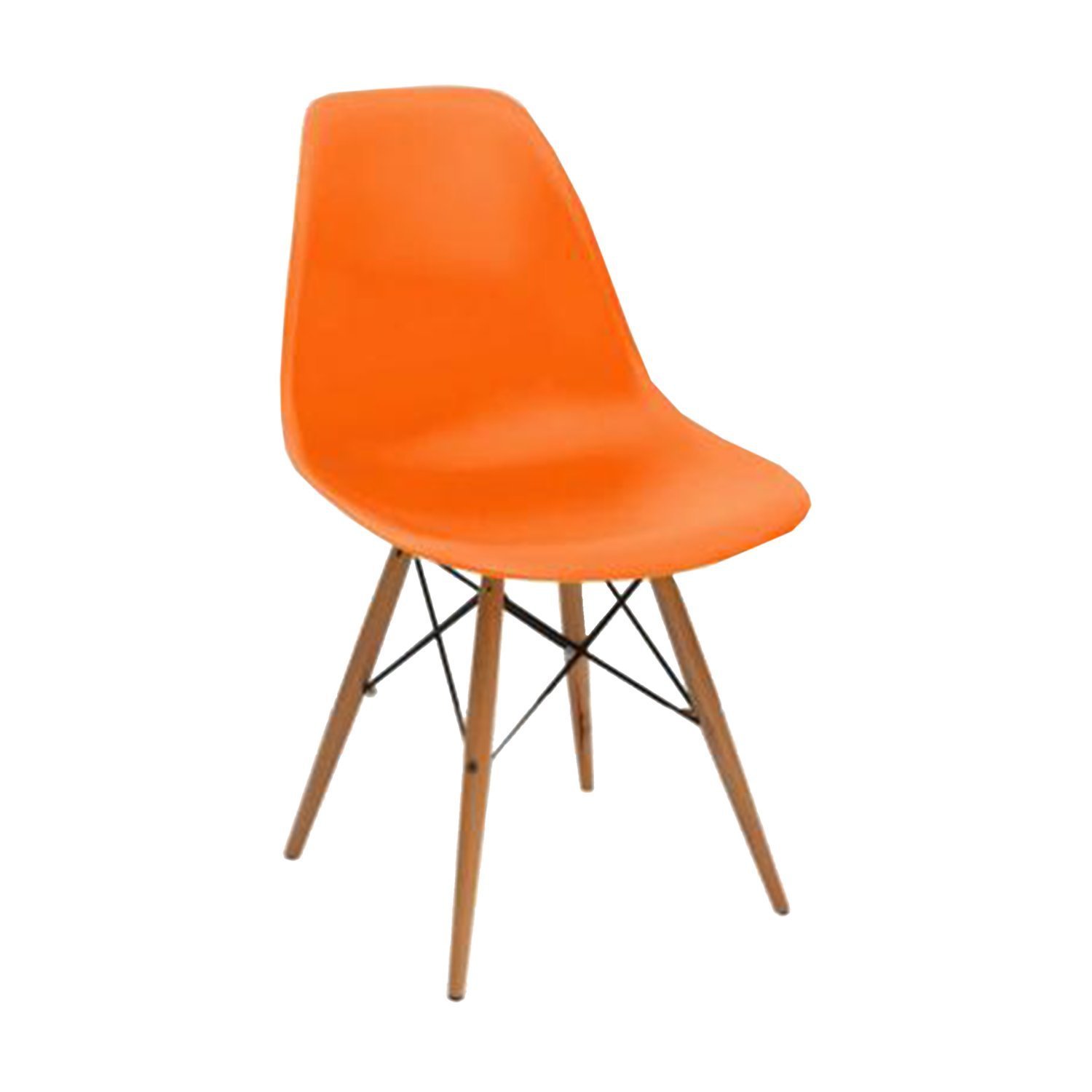 Kit 2 Cadeiras Eames Polipropileno Base Madeira Eiffel Espresso Móveis - 2