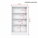 Ver imagem 4 de Armário Multiuso Sapateira 2 Portas Branco