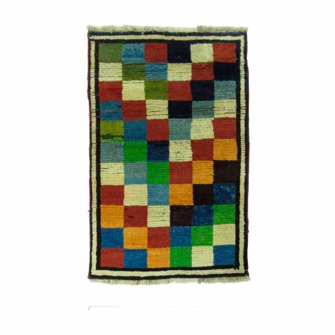 Tapete Feito a Mão Gabeh - 1,47x0,98cm - Tapetes de Design Exclusivo para Seu Ambiente - Toque Majes
