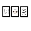 Ver imagem 1 de Quadros Placas Mdf 6mm Salão Beleza Quarto Sala 3 Un 29x20
